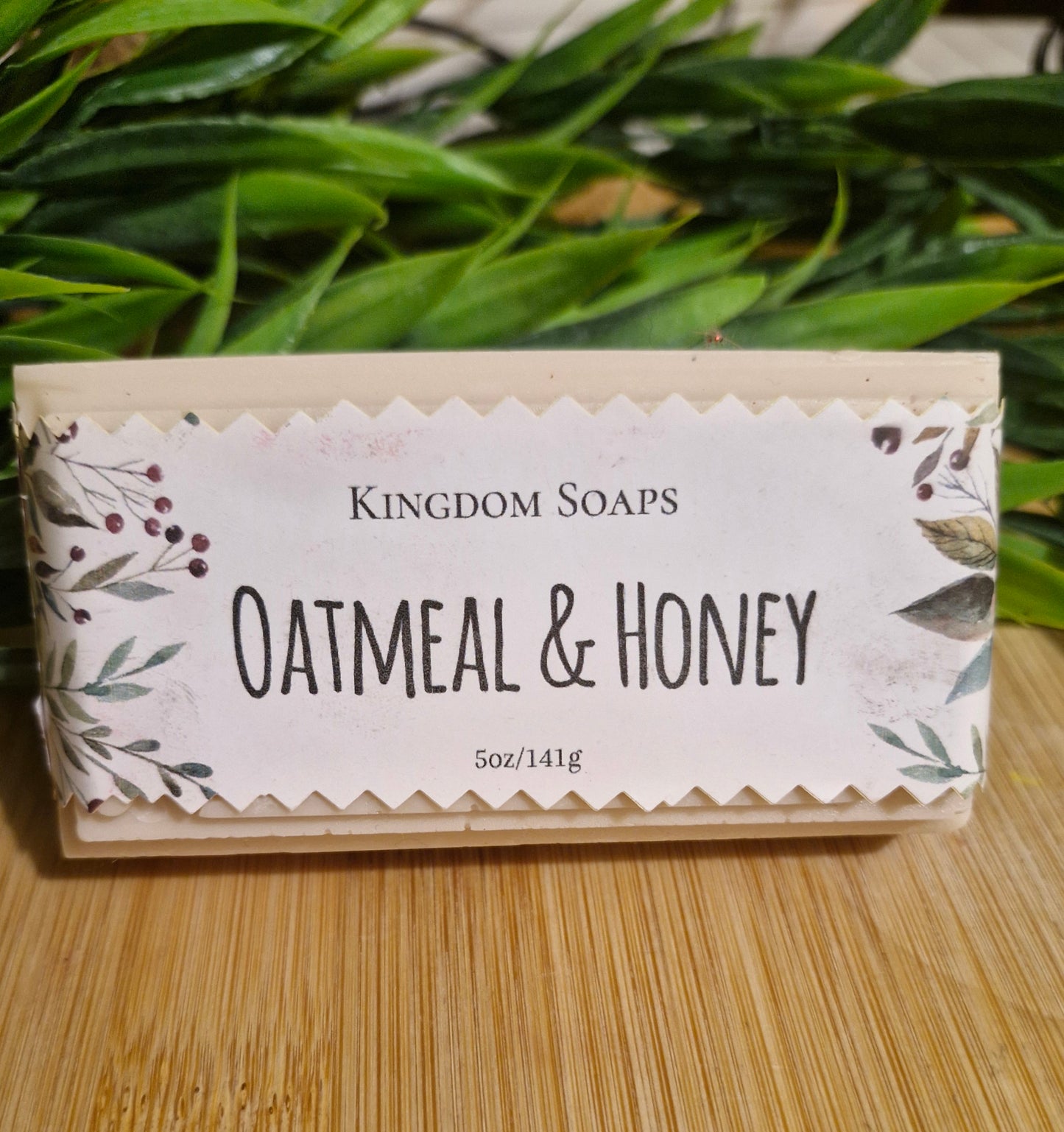 Honey and oatmeal soap