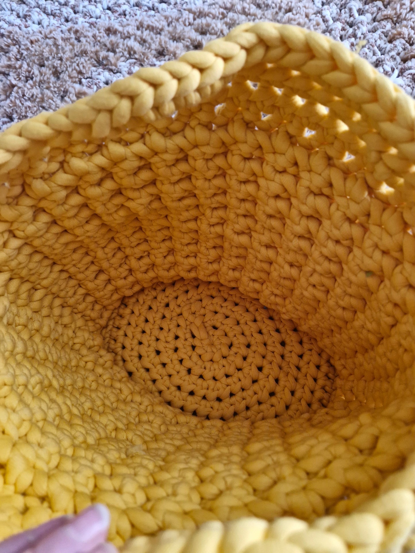 Crochet basket