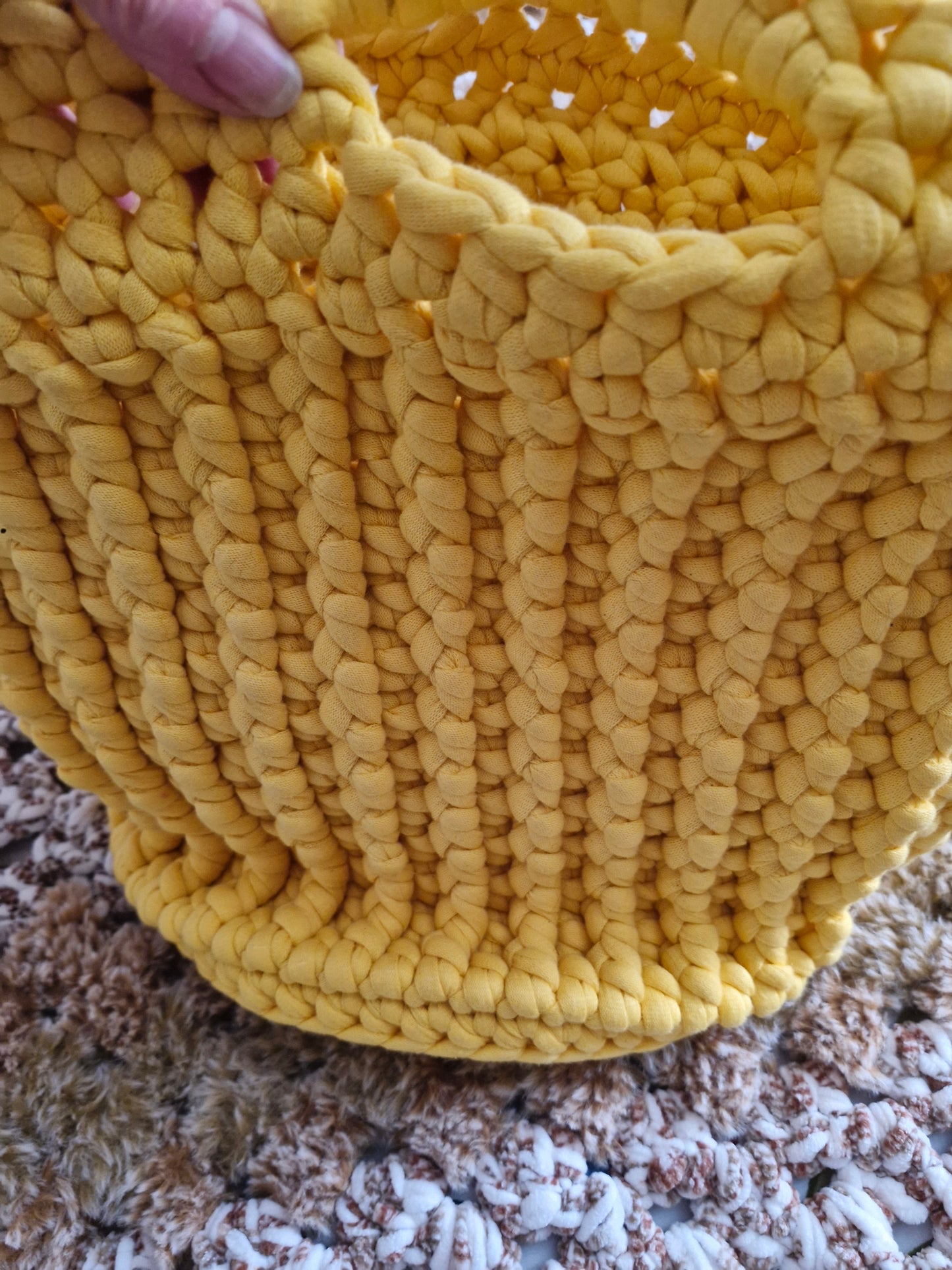 Crochet basket