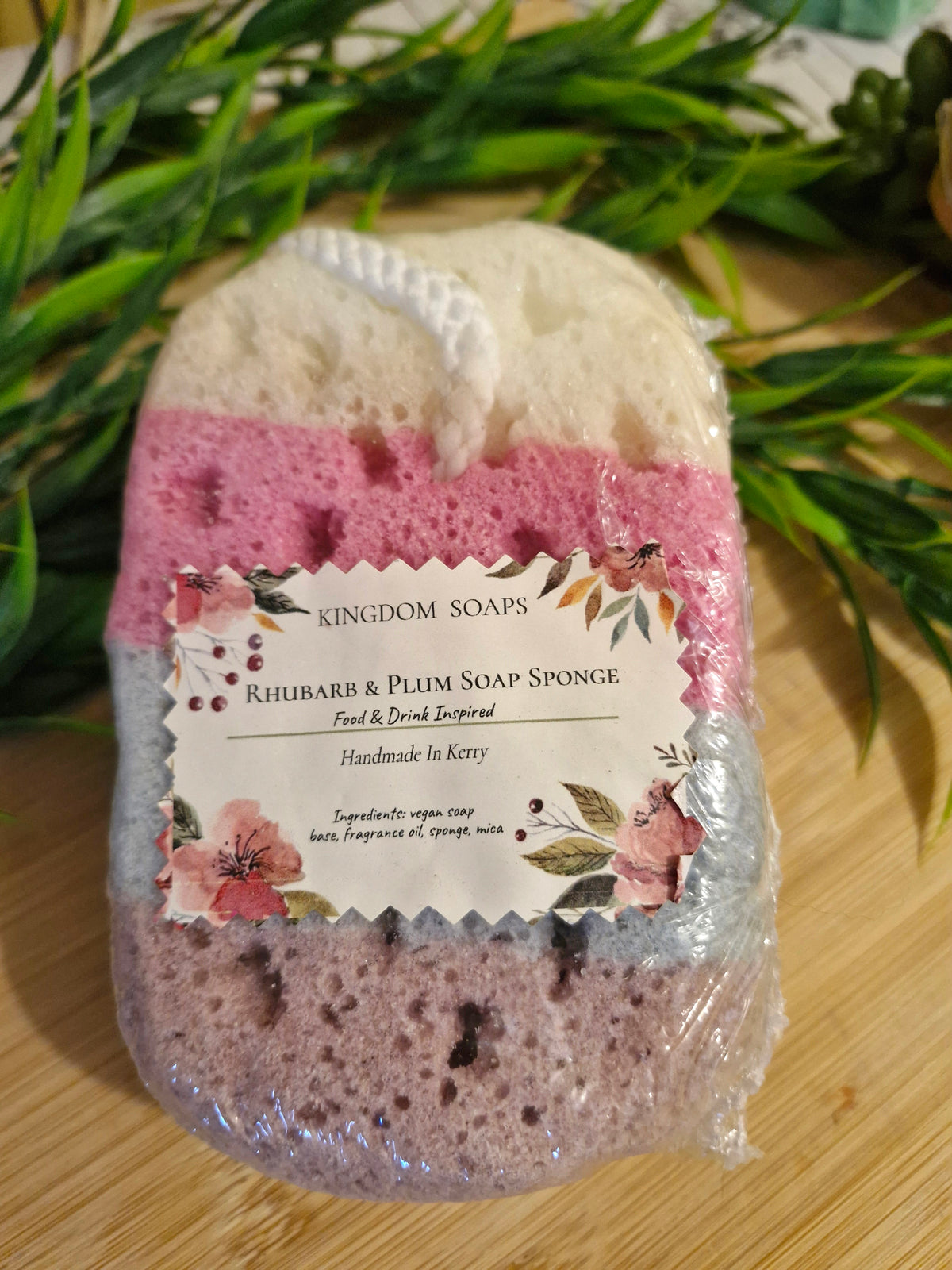 Rhubarb & Plum Soap Sponge