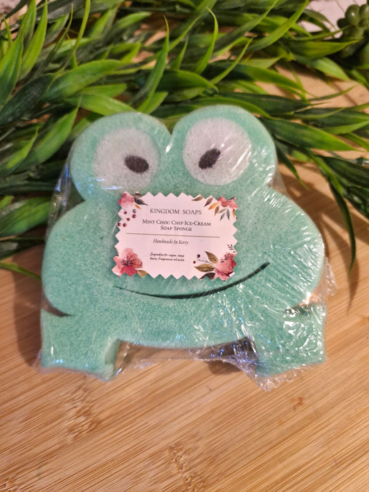 Mint Choc Chip Ice Cream Soap Sponge