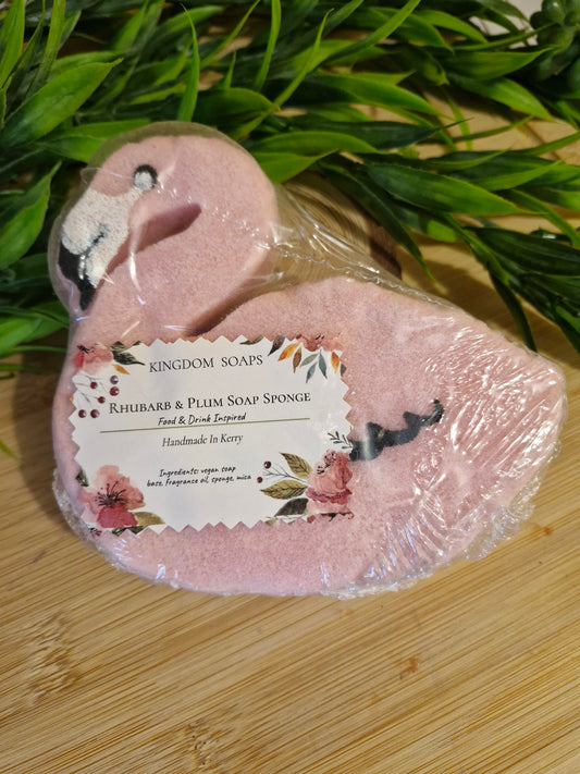 Rhubarb & Plum Soap Sponge
