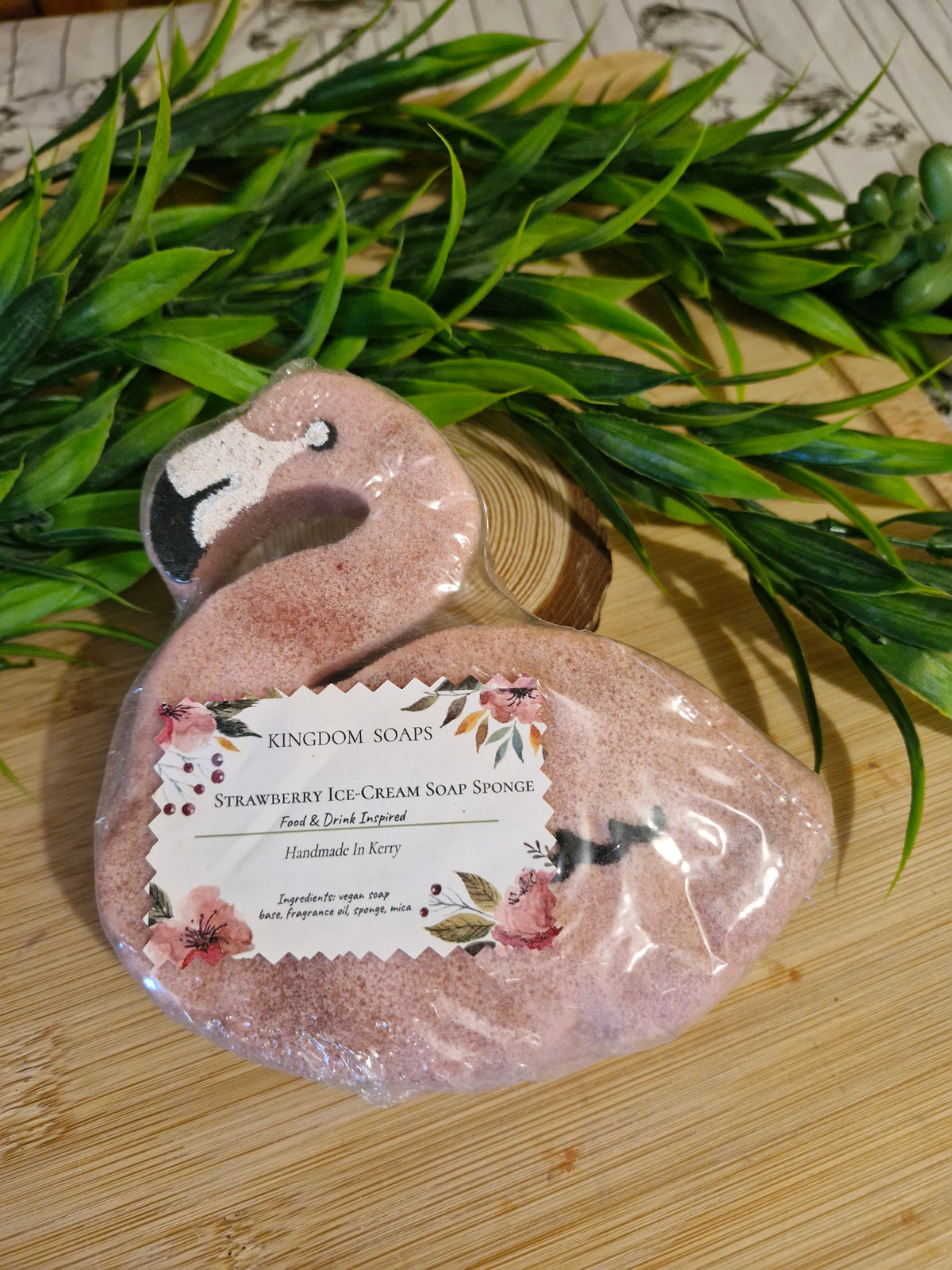 Strawberry Ice Cream Soap Sponge