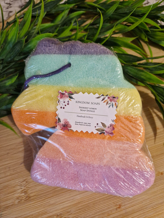 Sherbet Lemon Soap Sponge